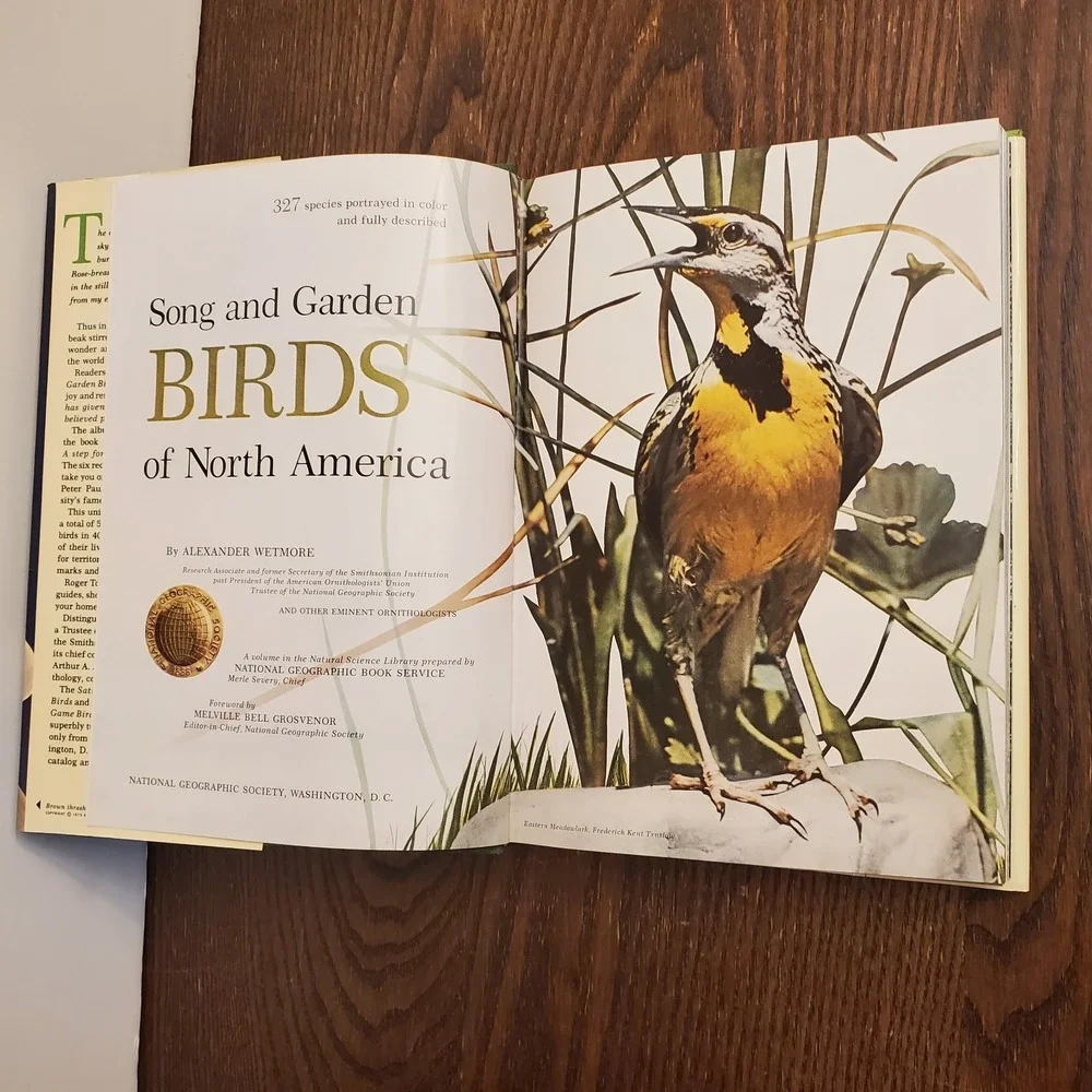 Song & Garden Birds of North America 2 Vol Set w/ Records Slipcase‎ - Nat Geo